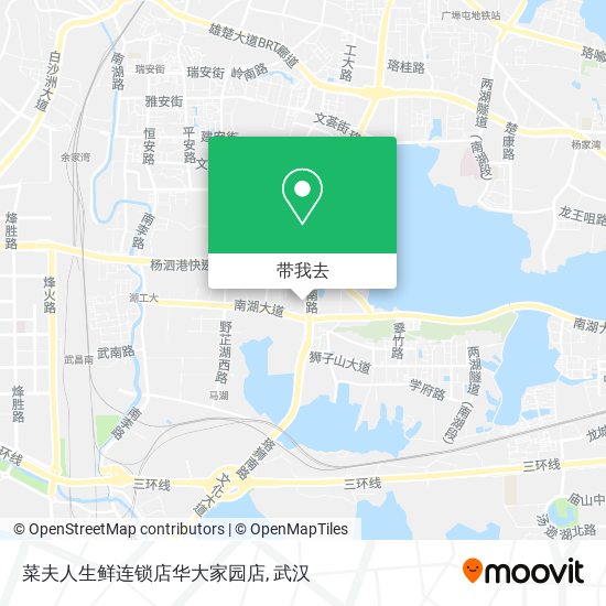菜夫人生鲜连锁店华大家园店地图
