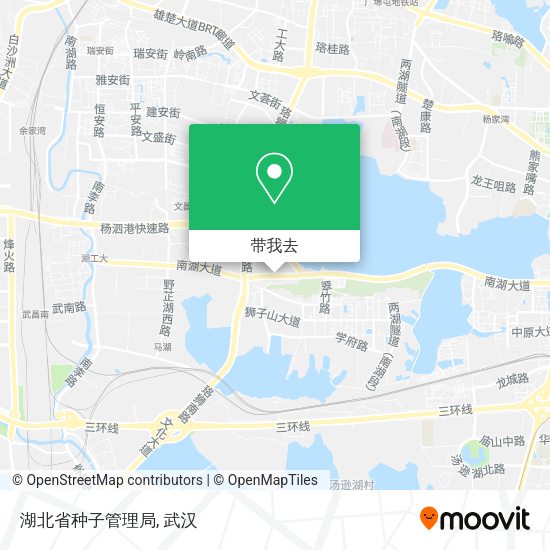 湖北省种子管理局地图