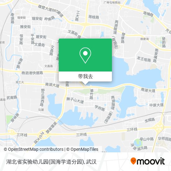 湖北省实验幼儿园(国海学道分园)地图
