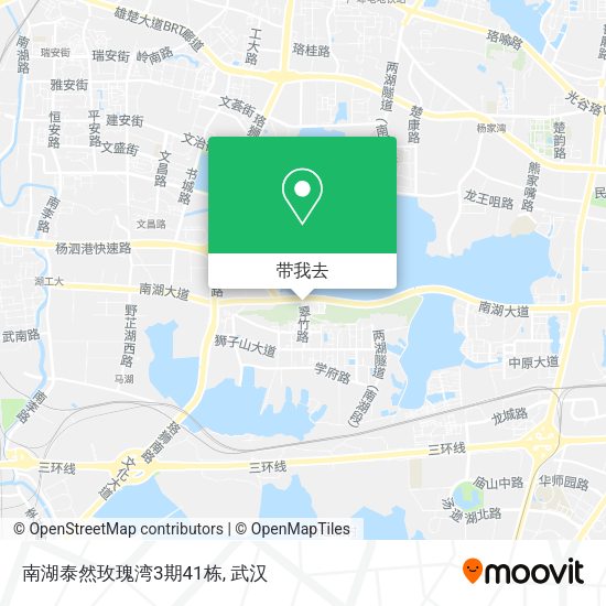 南湖泰然玫瑰湾3期41栋地图
