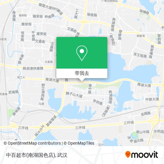 中百超市(南湖国色店)地图