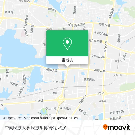 中南民族大学-民族学博物馆地图