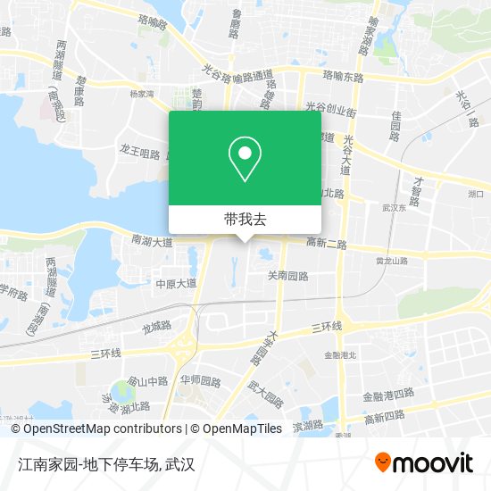 江南家园-地下停车场地图