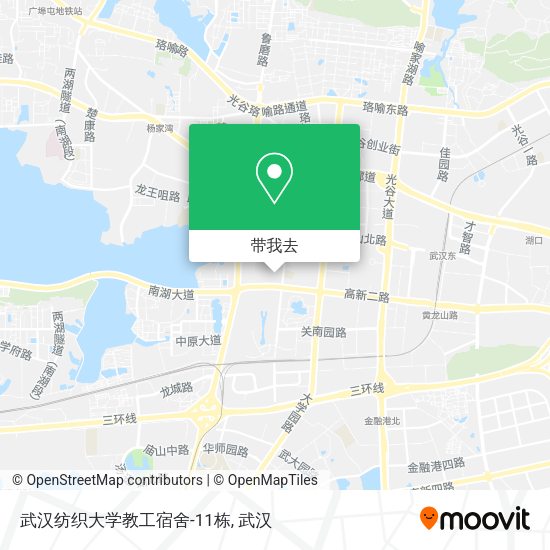 武汉纺织大学教工宿舍-11栋地图