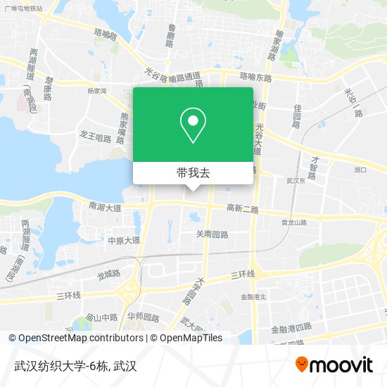 武汉纺织大学-6栋地图