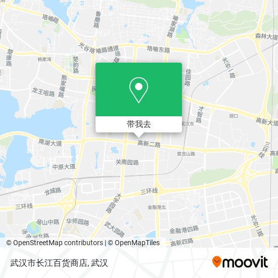武汉市长江百货商店地图