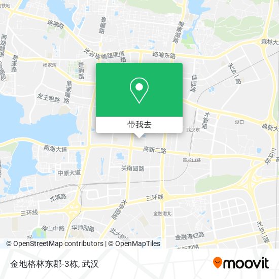 金地格林东郡-3栋地图