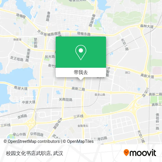 校园文化书店武职店地图