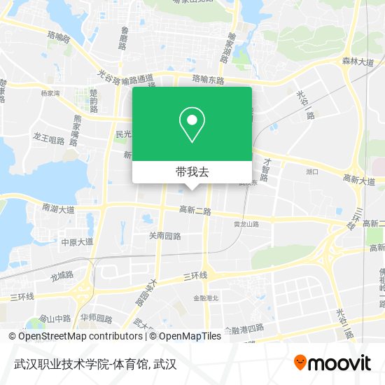 武汉职业技术学院-体育馆地图