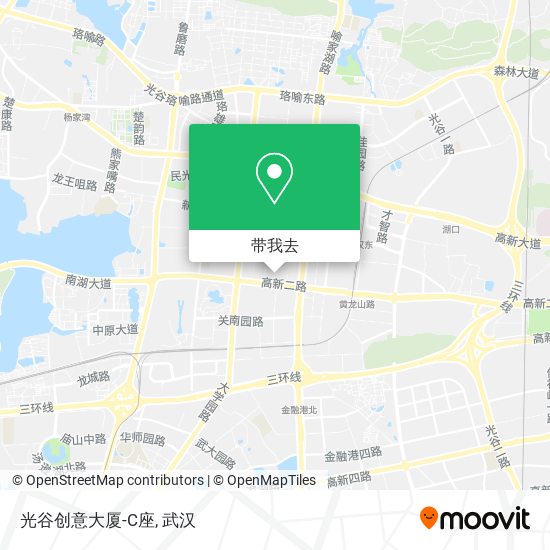 光谷创意大厦-C座地图