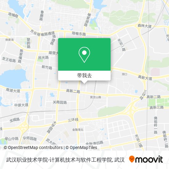 武汉职业技术学院-计算机技术与软件工程学院地图