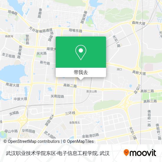 武汉职业技术学院东区-电子信息工程学院地图