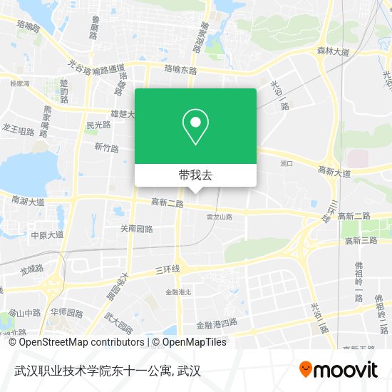 武汉职业技术学院东十一公寓地图
