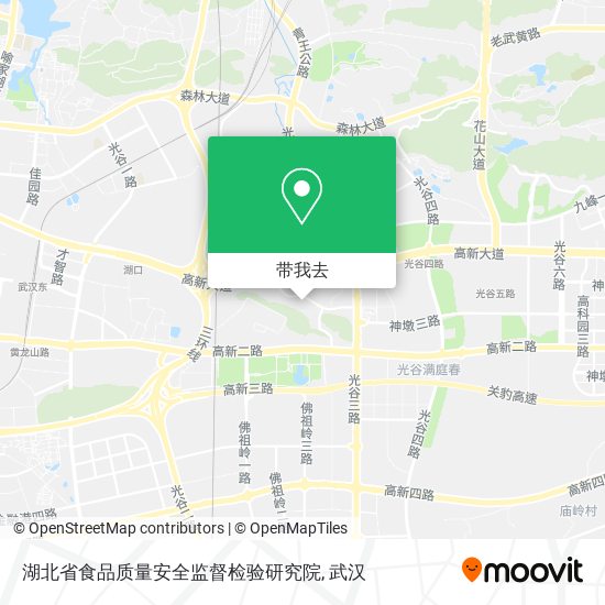 湖北省食品质量安全监督检验研究院地图