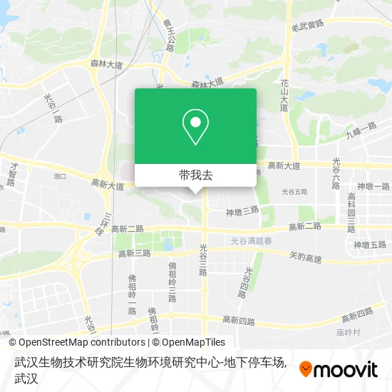 武汉生物技术研究院生物环境研究中心-地下停车场地图