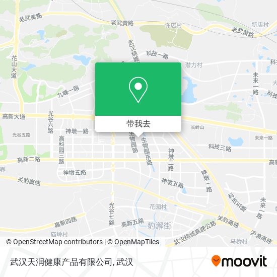 武汉天润健康产品有限公司地图