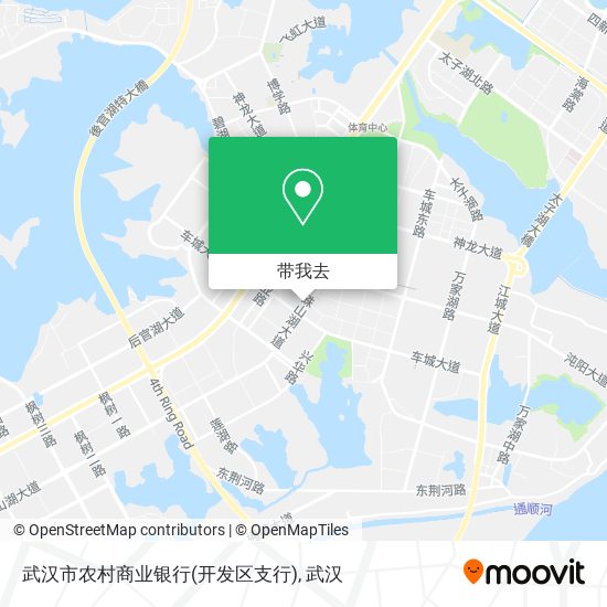 武汉市农村商业银行(开发区支行)地图