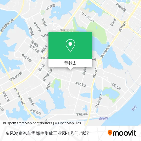 东风鸿泰汽车零部件集成工业园-1号门地图