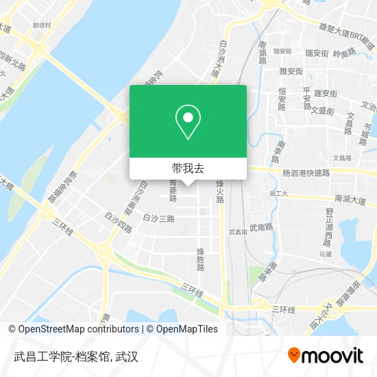 武昌工学院-档案馆地图