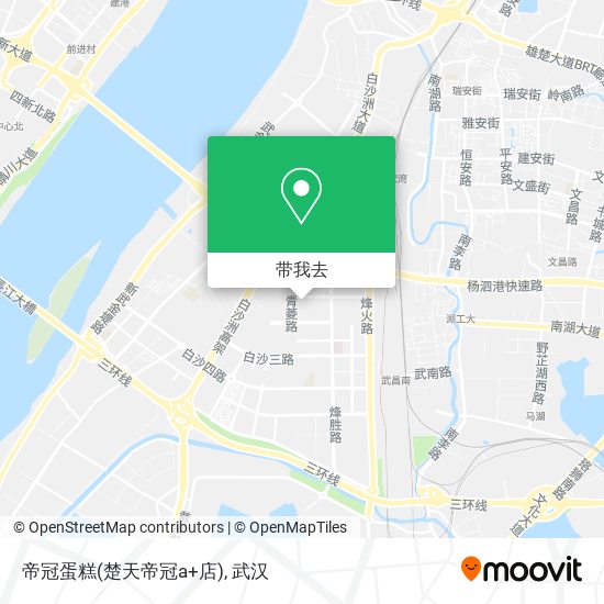 帝冠蛋糕(楚天帝冠a+店)地图