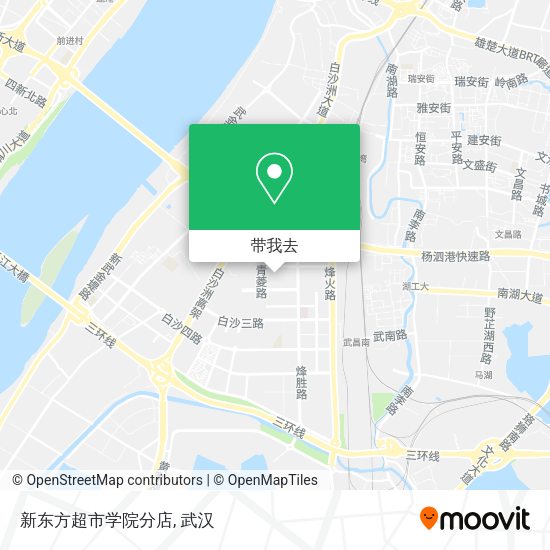 新东方超市学院分店地图