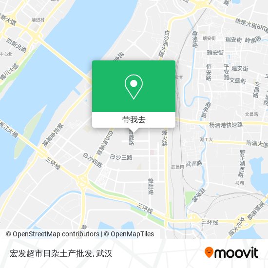 宏发超市日杂土产批发地图