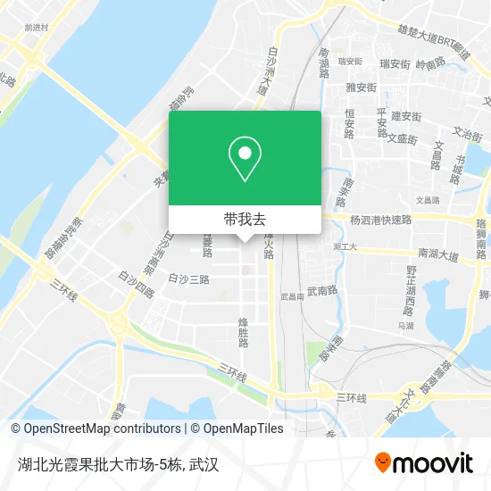 湖北光霞果批大市场-5栋地图