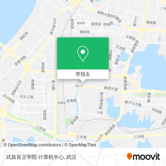 武昌首义学院-计算机中心地图