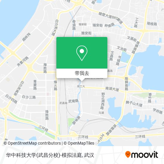 华中科技大学(武昌分校)-模拟法庭地图