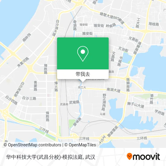 华中科技大学(武昌分校)-模拟法庭地图