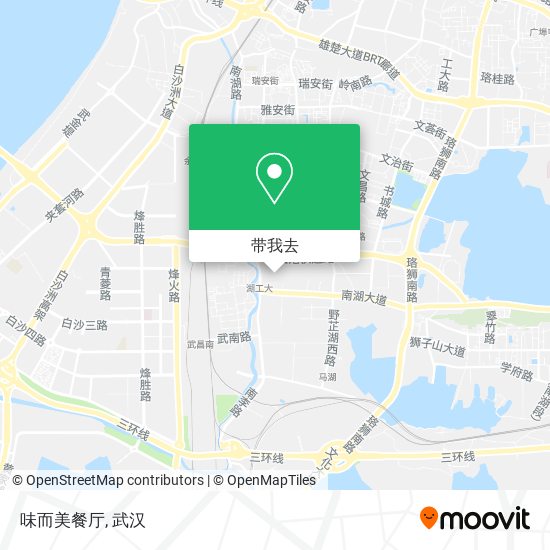 味而美餐厅地图