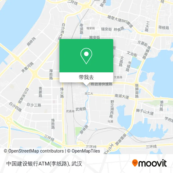 中国建设银行ATM(李纸路)地图