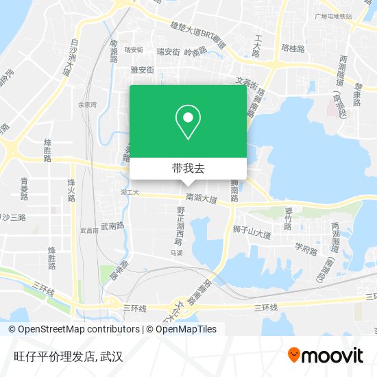 旺仔平价理发店地图