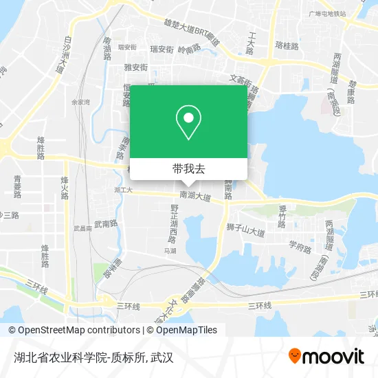 湖北省农业科学院-质标所地图