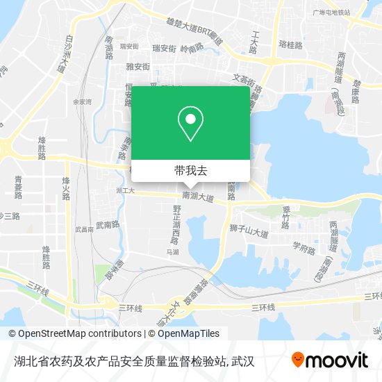 湖北省农药及农产品安全质量监督检验站地图