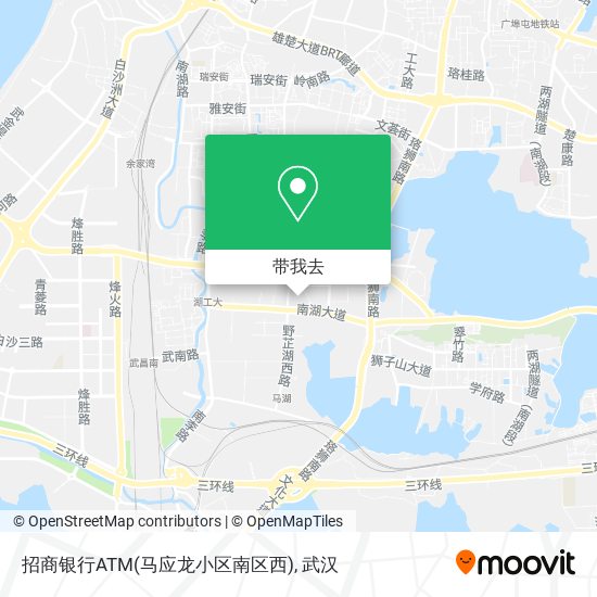 招商银行ATM(马应龙小区南区西)地图
