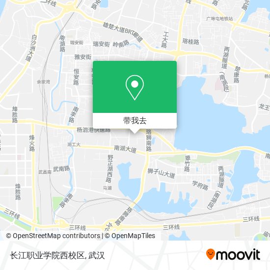 长江职业学院西校区地图