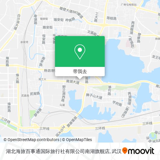 湖北海旅百事通国际旅行社有限公司南湖旗舰店地图