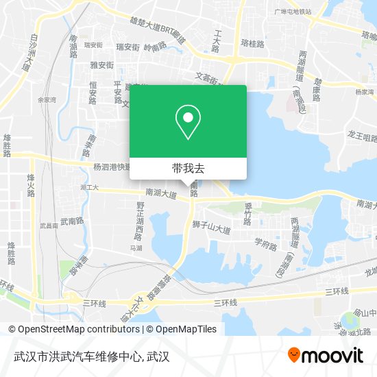武汉市洪武汽车维修中心地图