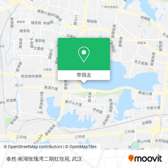 泰然·南湖玫瑰湾二期红玫苑地图