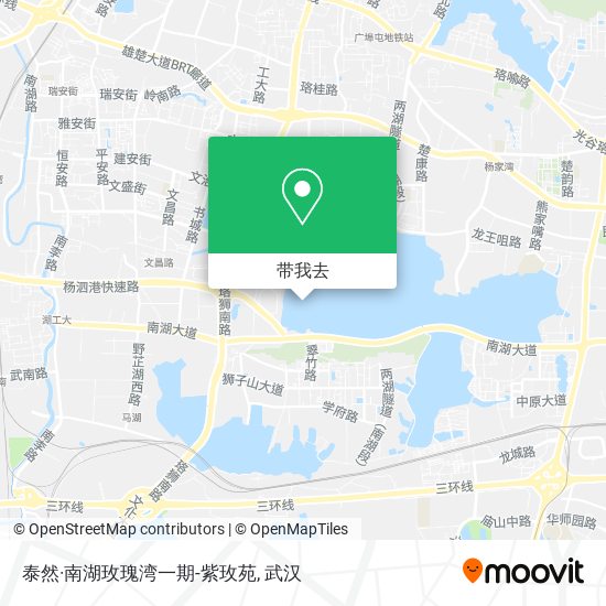 泰然·南湖玫瑰湾一期-紫玫苑地图
