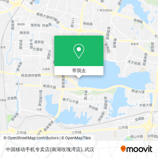 中国移动手机专卖店(南湖玫瑰湾店)地图