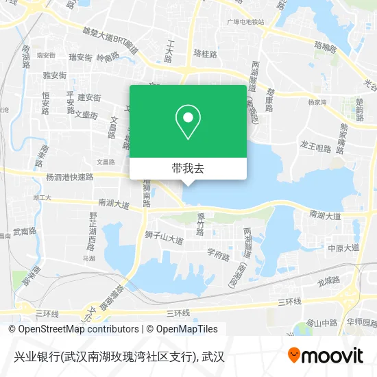 兴业银行(武汉南湖玫瑰湾社区支行)地图