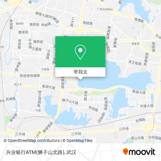 兴业银行ATM(狮子山北路)地图