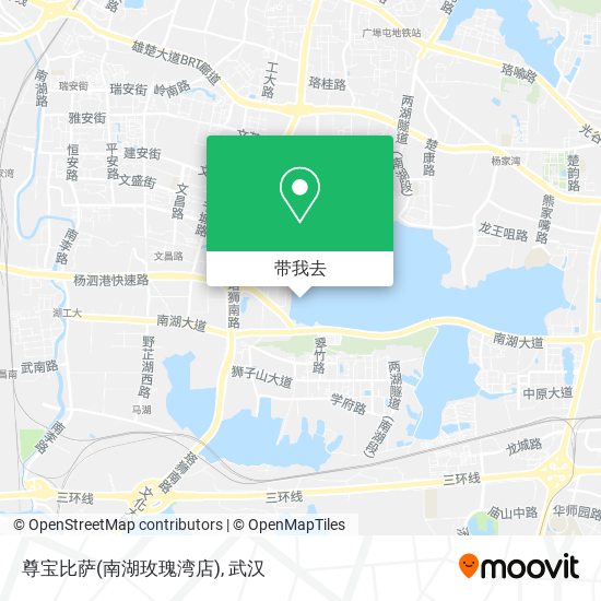 尊宝比萨(南湖玫瑰湾店)地图