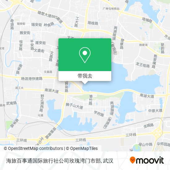 海旅百事通国际旅行社公司玫瑰湾门市部地图