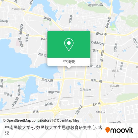 中南民族大学-少数民族大学生思想教育研究中心地图