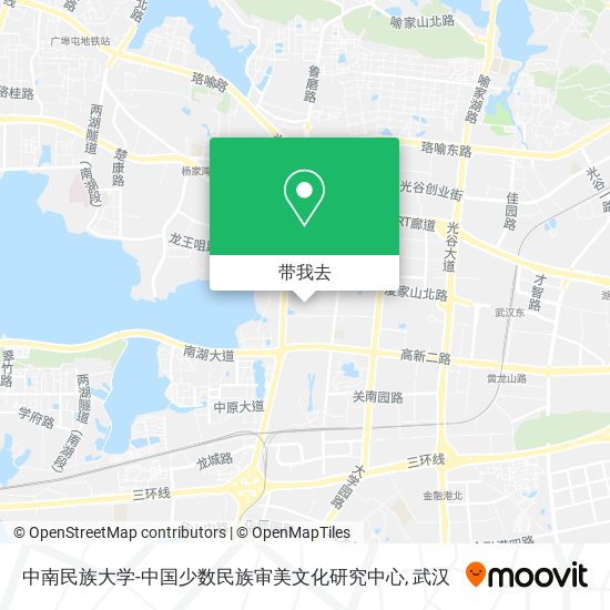 中南民族大学-中国少数民族审美文化研究中心地图