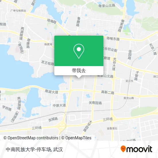 中南民族大学-停车场地图