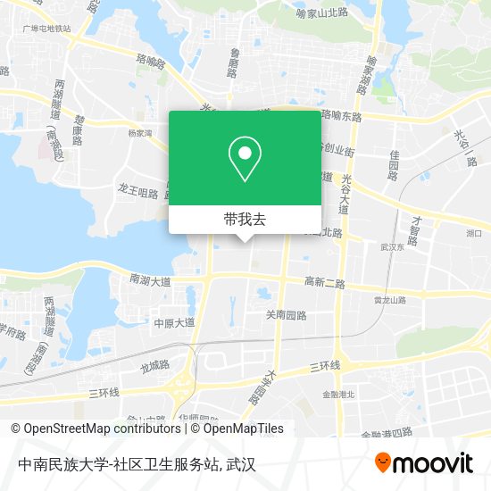 中南民族大学-社区卫生服务站地图